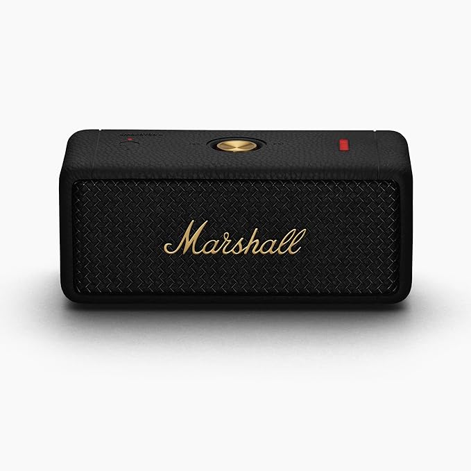 Marshall Emberton Bluetooth Speaker IPX7 Waterproof/20+ Hour Playtime/Stereo Bass Portable Outdoor Sports Wireless Speakers  Amaijoin