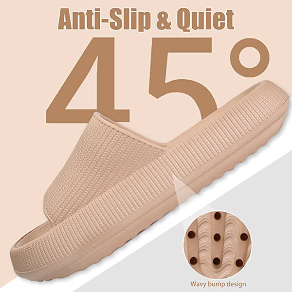 Cloud Cushion Slides Fashion Women Summer Soft Slippers Thick Platform Bathroom Home Men Indoor Non-slip Anti-slip Female  Amaijoin