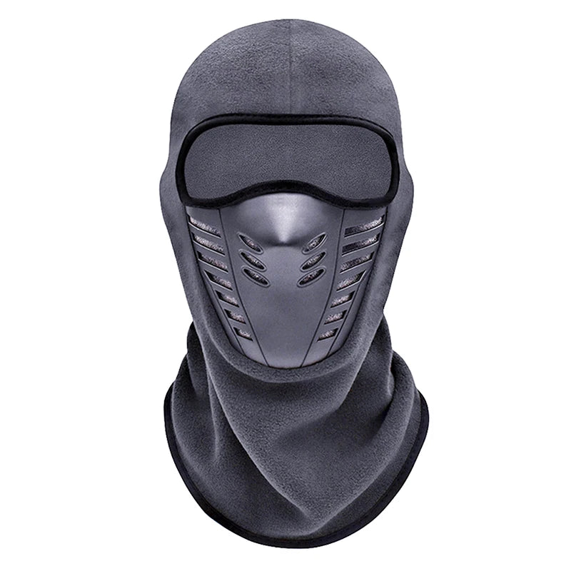 Motorcycle Mask Fleece Thermal Face Mask Keep Warm Moto Riding Balaclava Motorbike Biker Winter Windproof Ski Mask Men Women  Amaijoin