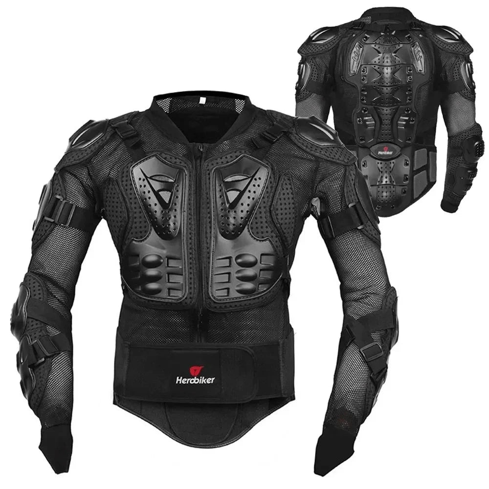 Motorcycle Armor CE Certification Motocross Jacket Motocross Chest Back Protector Moto Protection Body Armor Riding Protective  Amaijoin