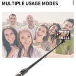 Load image into Gallery viewer, Roreta 2024 NEW Bluetooth Selfie Stick  Foldable Wireless Tripod with Bluetooth Shutter Monopod Live Photograph for iphone  Amaijoin
