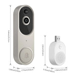 Load image into Gallery viewer, 1080P 2.4G Smart Doorbell Video Intercom Door Bell with Camera Smart Home for Security Protection AI Human Detection Motion  Amaijoin
