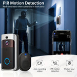 Load image into Gallery viewer, Smart Home Doorbell Camera WIFI Intercom With Cloud Storage, WIFI Video Doorbell, Night Vision, 2-Way Audio, Battery Powered  Amaijoin
