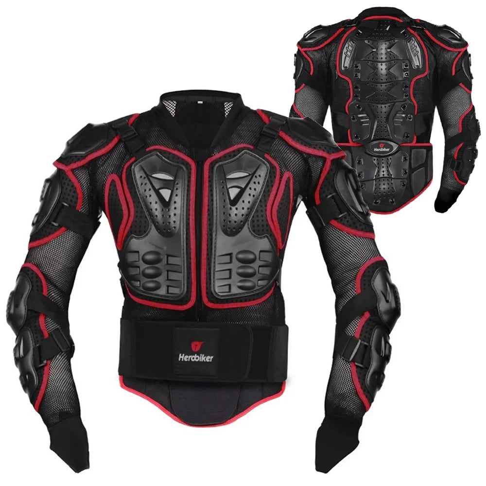 Motorcycle Armor CE Certification Motocross Jacket Motocross Chest Back Protector Moto Protection Body Armor Riding Protective  Amaijoin