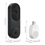 Load image into Gallery viewer, 1080P 2.4G Smart Doorbell Video Intercom Door Bell with Camera Smart Home for Security Protection AI Human Detection Motion  Amaijoin
