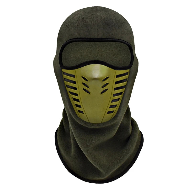 Motorcycle Mask Fleece Thermal Face Mask Keep Warm Moto Riding Balaclava Motorbike Biker Winter Windproof Ski Mask Men Women  Amaijoin