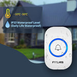 Load image into Gallery viewer, Fuers M557 Doorbell Waterproof Wireless Chime Home Doorbell  Intelligent 32 Songs Smart Doorbell Alarm With Battery  Amaijoin
