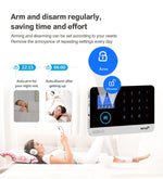 Load image into Gallery viewer, Gautone Tuya Smart Wifi Home Security Alarm System Wireless GSM Fire Alarm System Panel Smart Life App Control work with Alexa  Amaijoin
