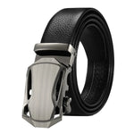 Load image into Gallery viewer, Men Belt Metal Luxury Brand Automatic Buckle Leather High Quality Belts for Men Business Work Casual Strap ZDP001A  Amaijoin
