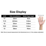 Load image into Gallery viewer, hand-stitched deerskin gloves men warm soft men&#39;s black corrugated gloves 70% wool lining warm in autumn and winter man mitten  Amaijoin
