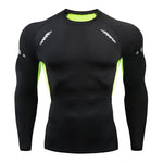 Load image into Gallery viewer, Men&#39;s T-shirt Men Running Sport T Shirt Men Compression Fitness Tops Tee Quick DryTight Training Gym Sport Running Shirts Jersey  Amaijoin
