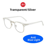 Load image into Gallery viewer, 2024 Classic Transparent Frame Semi Rimless Blue Light Blockin Glasses Men Square Anti Blue Ray Eyeglasses Computer Women Gaming  Amaijoin
