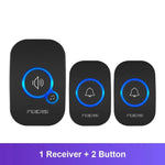 Load image into Gallery viewer, Fuers M557 Wireless Doorbell 433Mhz Home Welcome Smart Doorbell 150M Long Wireless Distance 32 Songs Home Welcome Door Chimes  Amaijoin
