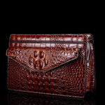 Load image into Gallery viewer, 2024 New Product Trendy Fashion Clutch Real Cowhide Wallet High-Quality Crocodile Pattern Famous brand multi-function wallet  Amaijoin
