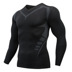 Load image into Gallery viewer, Men&#39;s T-shirt Men Running Sport T Shirt Men Compression Fitness Tops Tee Quick DryTight Training Gym Sport Running Shirts Jersey  Amaijoin
