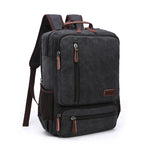 Load image into Gallery viewer, Vintage Canvas Backpack Men Large Capacity Travel Shoulder Bag High Quality Fashion Students Bag Male notebook Laptop Backpack  Amaijoin
