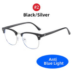 Load image into Gallery viewer, 2024 Classic Transparent Frame Semi Rimless Blue Light Blockin Glasses Men Square Anti Blue Ray Eyeglasses Computer Women Gaming  Amaijoin
