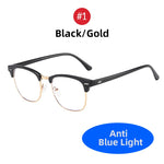 Load image into Gallery viewer, 2024 Classic Transparent Frame Semi Rimless Blue Light Blockin Glasses Men Square Anti Blue Ray Eyeglasses Computer Women Gaming  Amaijoin
