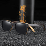 Load image into Gallery viewer, GM Luxury Skateboard Wood Sunglasses Vintage Black Frame Wooden Sunglasses Women Polarized Men&#39;s Bamboo Wood Sunglasses S5832  Amaijoin
