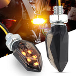 Load image into Gallery viewer, LED Turn Signal Light Super Bright 2pcs Motorcycle Mini Universal Led Motorbike  Lampe Amber Blinker LED Indicators Light  Amaijoin
