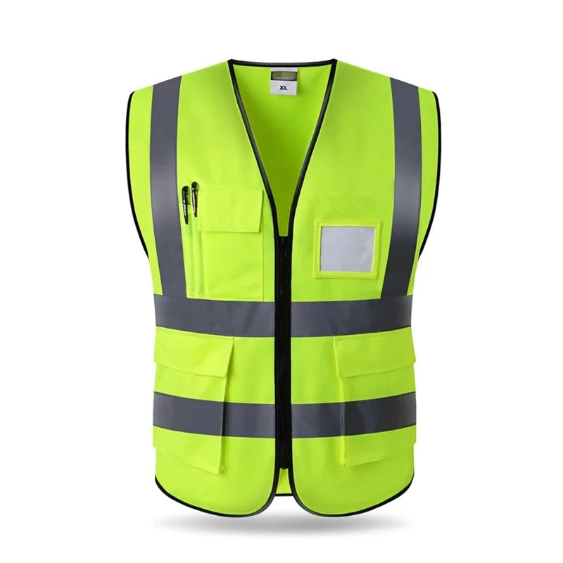 High Visibility Reflective Vest Working Clothes Motorcycle Cycling Sports Outdoor Reflective Safety Clothing Reflective Jacket  Amaijoin