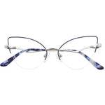 Load image into Gallery viewer, Fashion Women Cat Eye Photochromic Reading Glasses Butterfly Brand Design Frame Blue Light Blocking Customized Prescription  Amaijoin
