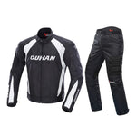 Load image into Gallery viewer, DUHAN Motorcycle Jacket Men Moto Jacket+pants Windproof Motocross Suit Cold-proof Touring Motorbike Riding Set Protective Gear  Amaijoin
