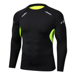 Load image into Gallery viewer, Men&#39;s T-shirt Men Running Sport T Shirt Men Compression Fitness Tops Tee Quick DryTight Training Gym Sport Running Shirts Jersey  Amaijoin
