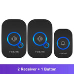 Load image into Gallery viewer, Fuers M557 Wireless Doorbell 433Mhz Home Welcome Smart Doorbell 150M Long Wireless Distance 32 Songs Home Welcome Door Chimes  Amaijoin
