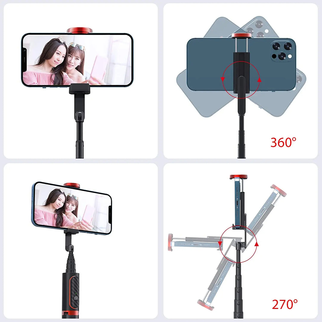 Selfie Stick Tripod Phone Stand Holder Bluetooth with Tripod Extendable Foldable Monopod for Iphone 11 X for Huawei  Amaijoin