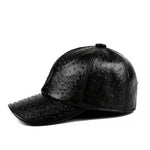 Load image into Gallery viewer, Exclusive Chic Small Dots Baseball Caps 2021 Fall Winter Men Genuine Leather Warm Hats Youth Hombre Black Hip Pop Dome Chapeau  Amaijoin
