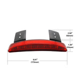 Load image into Gallery viewer, Motorcycle Chopped Fender Edge Tail Light Amber Turn Signal LED Red Stop Brake Rear TailLight for Harley Sportster XL 883 1200  Amaijoin
