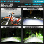 Load image into Gallery viewer, PowerZone Motorcycle LED Headlight Headlamp Head Light Supermoto Fairing For KTM EXC SXF MX Dirt Bike Enduro LED Headlight  Amaijoin
