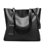 Load image into Gallery viewer, Waxing Leather bucket bag Simple Double strap handbag shoulder bags For Women 2024 All-Purpose Shopping tote sac bolsa feminina  Amaijoin
