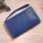 Load image into Gallery viewer, Women Long Casual Wallet Litchi Grain PU Leather Lady Zipper Phone Pocket Credit Card Holder Female Purse Coin Money Bag Clutch  Amaijoin
