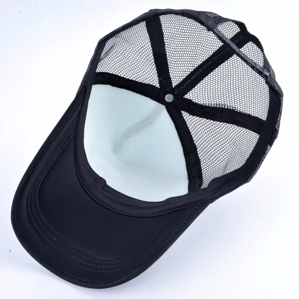 Fashion Trucker Hat For Men And Women Summer Mesh Baseball Cap Unisex Snapback Hip Hop Bone Mosculino Casquette Kpop Gorras  Amaijoin