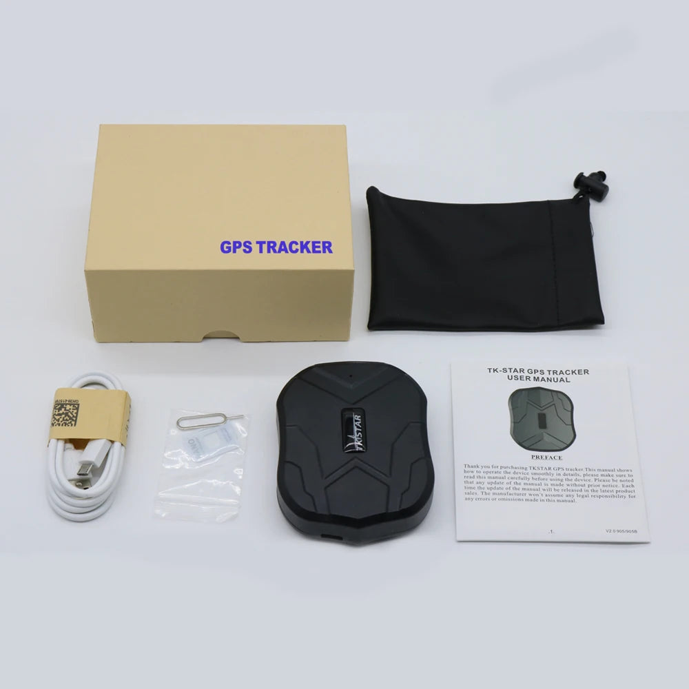 GPS Tracker Car TKSTAR TK905 2G 4G Magnet 90 Days GPS Tracker 4G GPS Locator Waterproof Vehicle Voice Monitor Free APP PK TK915  Amaijoin