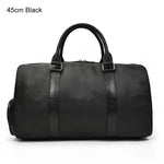 Load image into Gallery viewer, Luxury Genuine Leather Men Women Travel Bag Cow Leather Carry On Luggage Bag Travel Shoulder Bag Male Female Weekend Duffle Bag  Amaijoin
