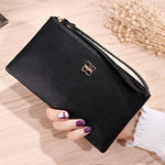 Load image into Gallery viewer, Women Long Casual Wallet Litchi Grain PU Leather Lady Zipper Phone Pocket Credit Card Holder Female Purse Coin Money Bag Clutch  Amaijoin
