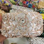 Load image into Gallery viewer, Beautiful Fashion Women Bridal Wedding Purses And Handbags High Quality Ladies Crystal Diamond Clutches Female Shoulder Purse  Amaijoin
