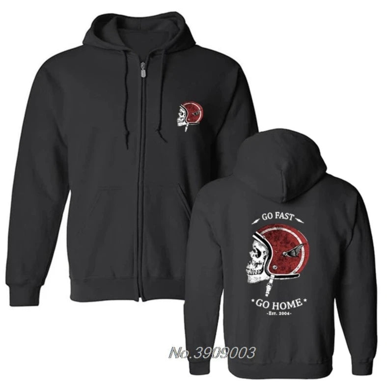 Hoodie em Algodão Skull (Unissexo)  Amaijoin