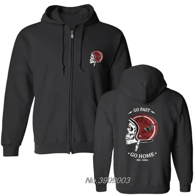 Hoodie em Algodão Skull (Unissexo)  Amaijoin