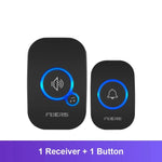 Load image into Gallery viewer, Fuers M557 Wireless Doorbell 433Mhz Home Welcome Smart Doorbell 150M Long Wireless Distance 32 Songs Home Welcome Door Chimes  Amaijoin
