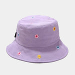 Load image into Gallery viewer, LDSLYJR Cotton Flower Embroidery Bucket Hat Fisherman Hat Outdoor Travel Hat Sun Cap Hats for Men and Women 250  Amaijoin
