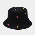 Load image into Gallery viewer, LDSLYJR Cotton Flower Embroidery Bucket Hat Fisherman Hat Outdoor Travel Hat Sun Cap Hats for Men and Women 250  Amaijoin
