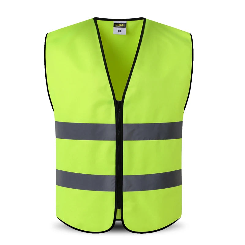 High Visibility Reflective Vest Working Clothes Motorcycle Cycling Sports Outdoor Reflective Safety Clothing Reflective Jacket  Amaijoin