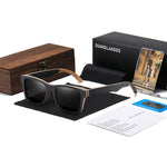 Load image into Gallery viewer, GM Luxury Skateboard Wood Sunglasses Vintage Black Frame Wooden Sunglasses Women Polarized Men&#39;s Bamboo Wood Sunglasses S5832  Amaijoin
