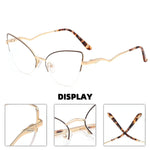 Load image into Gallery viewer, Fashion Women Cat Eye Photochromic Reading Glasses Butterfly Brand Design Frame Blue Light Blocking Customized Prescription  Amaijoin
