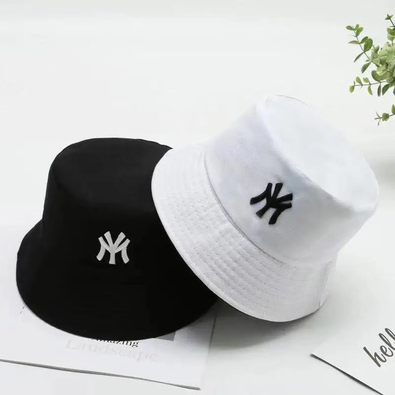 Unisex Bucket Hat Double-Side Outdoor Fishing Cap Women Men Sunscreen Hats Daisy Embroidery Fisherman Caps Double Wear Hats  Amaijoin