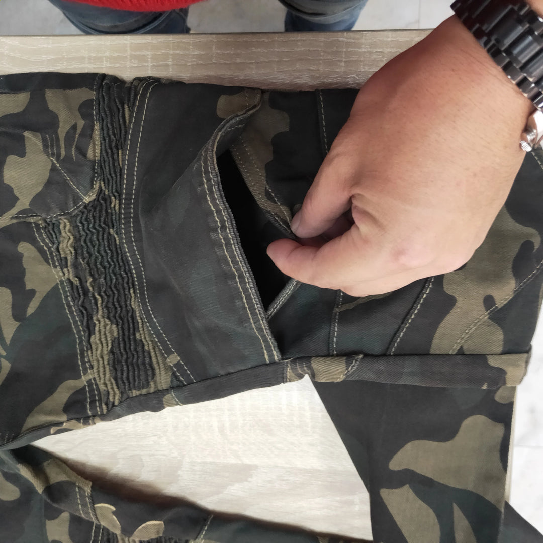 Motorcycle jeans Camouflage men pants The Standard Version Car Ride Trousers pant motorcycles protective gear Hi-06  Amaijoin